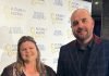 Dementia Australia's Learning Designer and Facilitator Karen Cmiel - presented by 2020 award winner Colin Pudsey from SilVR Adventures.