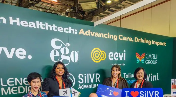 SilVR Adventures and the Austrade team at the World Ageing Festival, Singapore, 2025.