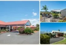 Hervey Bay Masters Lodge (left), Ingham Bluehaven (top right) and Melany Erowal (bottom right).