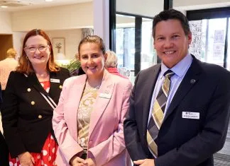 (l-r) Louise Miller-Frost, Catherine Hutchesson, Darren Birbeck.