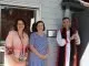 (l-r) Anglicare Southern Queensland CEO Sue Cooke, Anglicare Southern Queensland's Chair of the Community Services Commission Tracy Morgan and The Most Reverand, Archbishop of Brisbane Jeremy Greaves KCSJ.