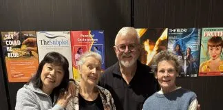 (l-r) HongHong Guo (Elena), Marylla Powell, Lee Klein, and Debra Batton.